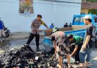 Bhabinkamtibmas Polsek Sukaresmi Bersama Warga Laksanakan Kerja Bakti PKTD Perbaikan Gorong-Gorong Dan Normalisasi Saluran Air