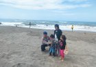 Satpolairud Polres Cianjur Laksanakan Patroli Pantai Dan Sambang Masyarakat Pesisir Pantai Cemara