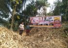 Cegah Kebakaran Lahan, Polsek Cugenang Pasang Imbauan Larangan Membakar
